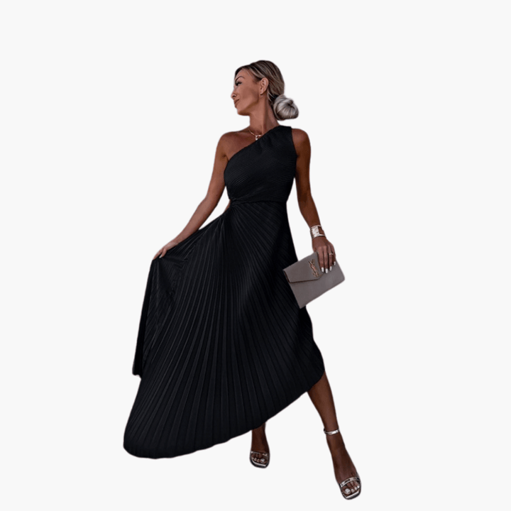 Elegantes One Shoulder Cocktailkleid für Frauen - SchmiedeMode