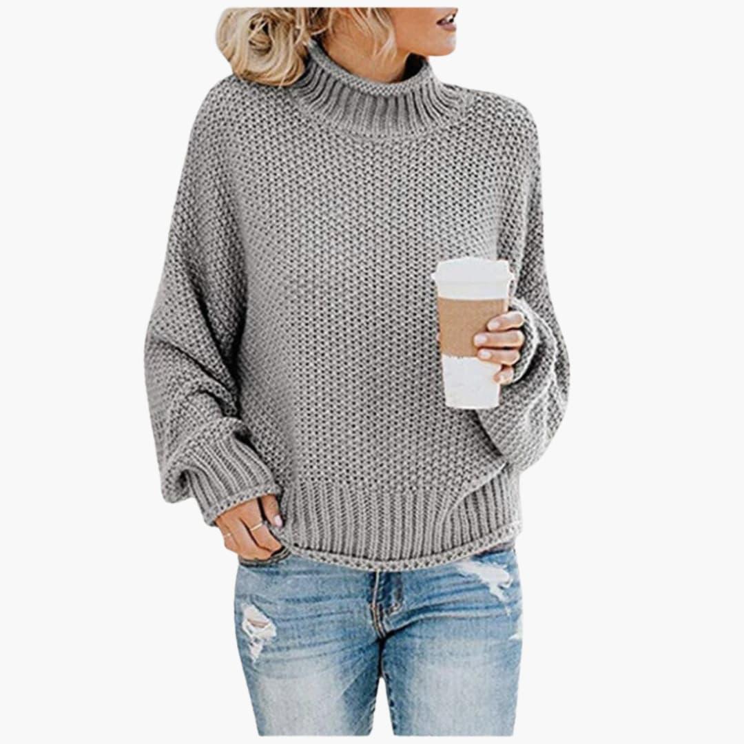 Eleganter, gemütlicher Strickpullover für Damen - SchmiedeMode