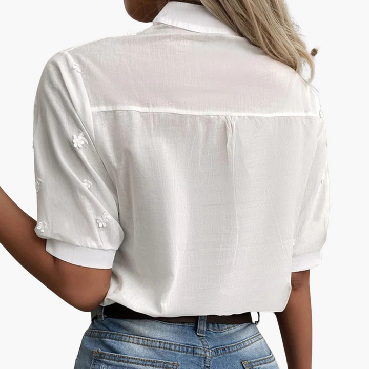 Bestickte Bluse für Damen - Elegant, Luftig & Stilvoll