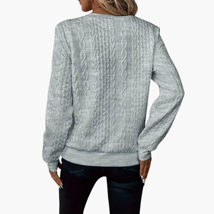 Moderner Strickpullover für Damen - SchmiedeMode