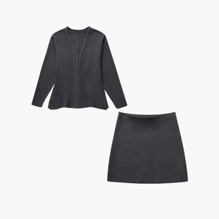 Strick-Zweiteiler Set für Damen – elegant & modisch