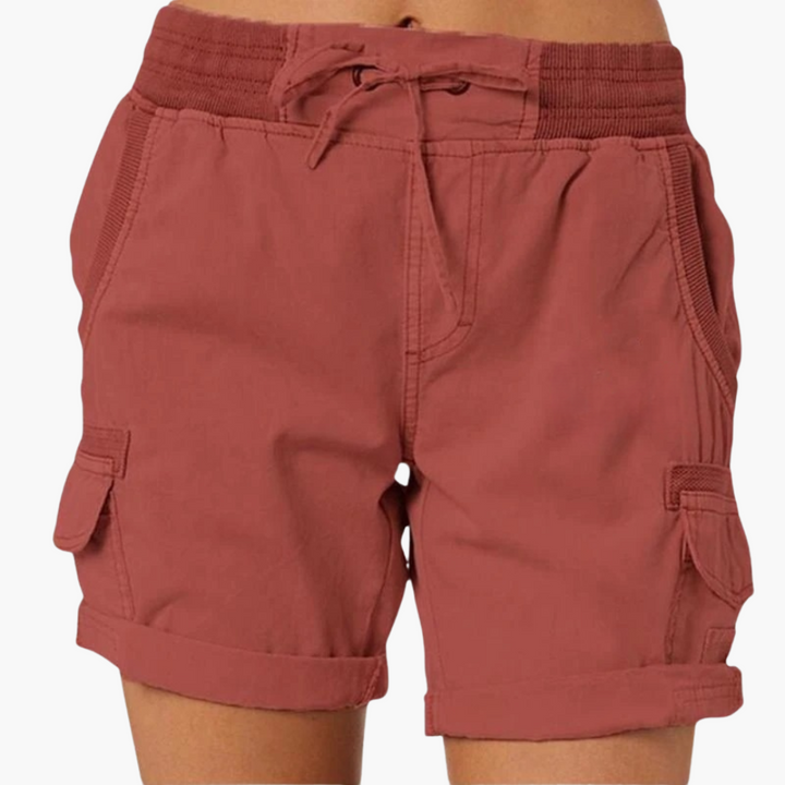 Damen Cargo Shorts mit Kordelzug – Bequem und stilvoll