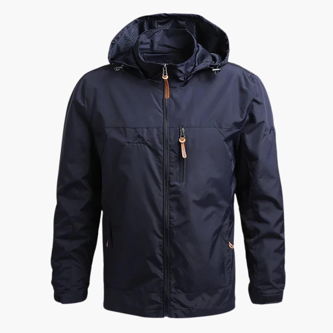 Bequeme wasserdichte Outdoor-Jacke für Männer - SchmiedeMode