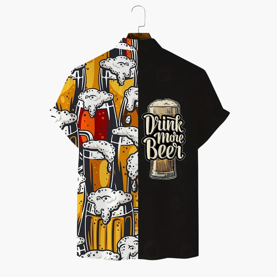 Biermotiv Hemd für Herren - Oktoberfest 2025