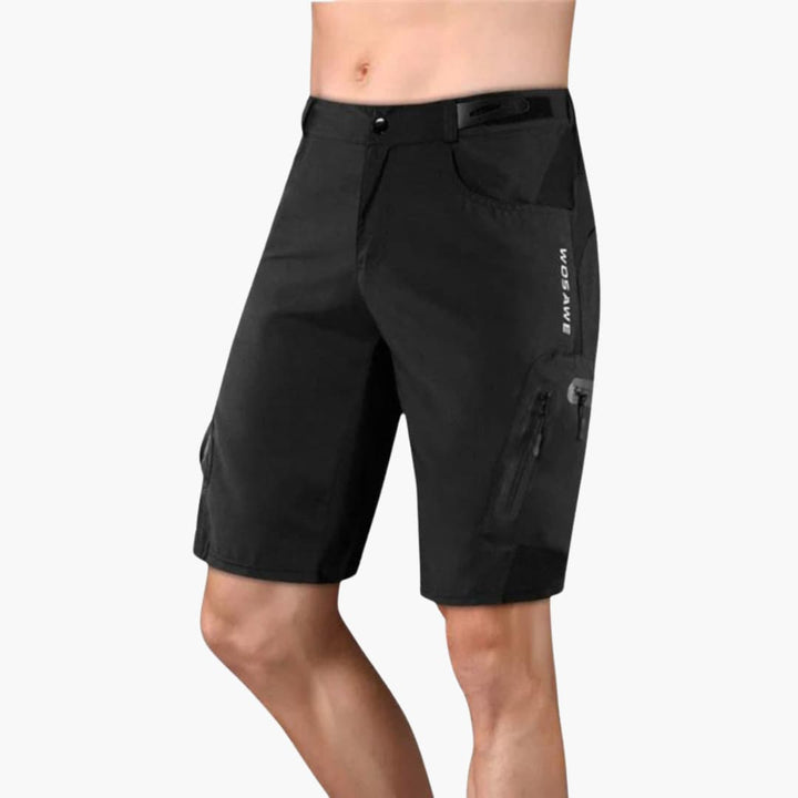 Herren Outdoor Shorts mit Reißverschlusstaschen für Sommer