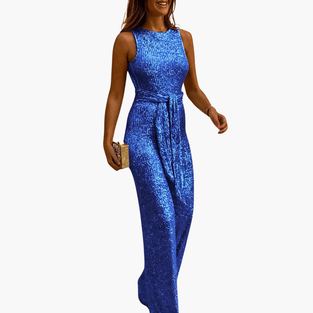 Stylischer Glitzer Jumpsuit für Frauen - SchmiedeMode