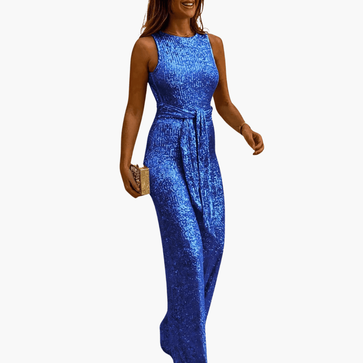 Stylischer Glitzer Jumpsuit für Frauen - SchmiedeMode