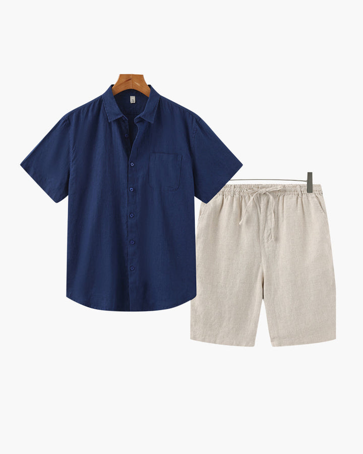 Sommer Co-Ord Set für Herren - Bequemes Freizeit Outfit