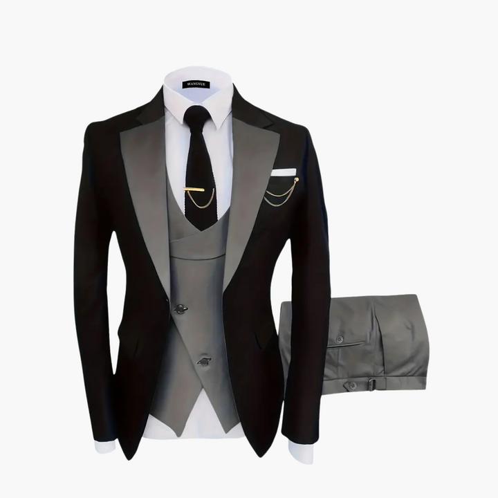 Eleganter Hochzeitsanzug - Herren 3-teilig für festliche Gäste