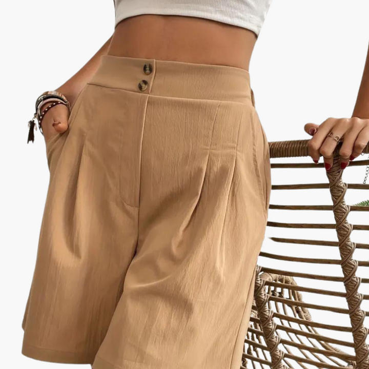 Ripp Crop Top mit Plisseerock für Damen – Sommeroutfit