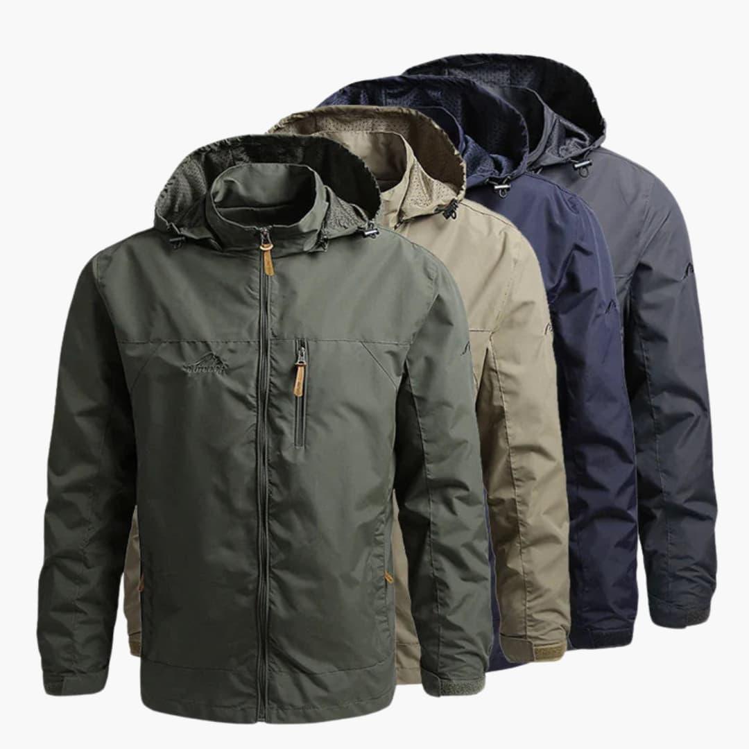 Bequeme wasserdichte Outdoor-Jacke für Männer - SchmiedeMode