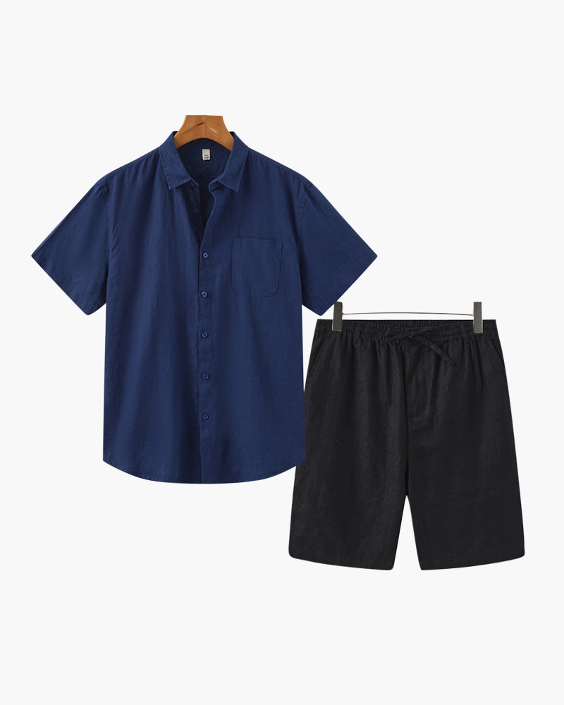 Sommer Co-Ord Set für Herren - Bequemes Freizeit Outfit