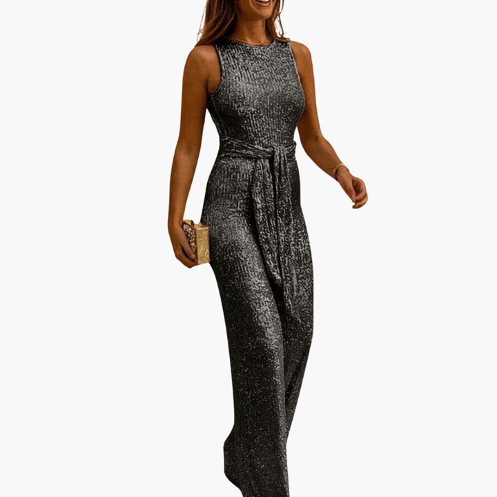 Stylischer Glitzer Jumpsuit für Frauen - SchmiedeMode