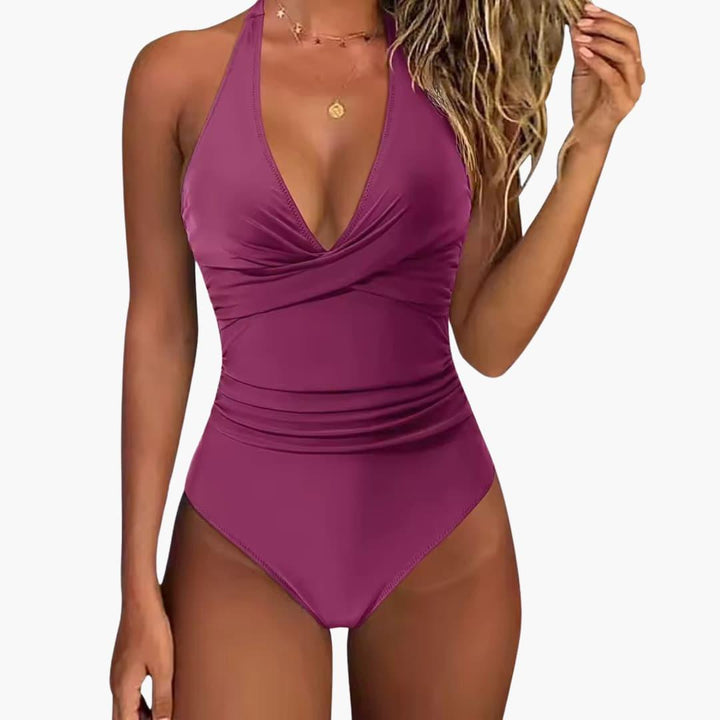 Stylischer Neckholder-Badeanzug für Frauen - SchmiedeMode
