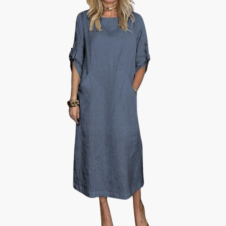 Bequemes Midi-Sommerkleid Damen - SchmiedeMode