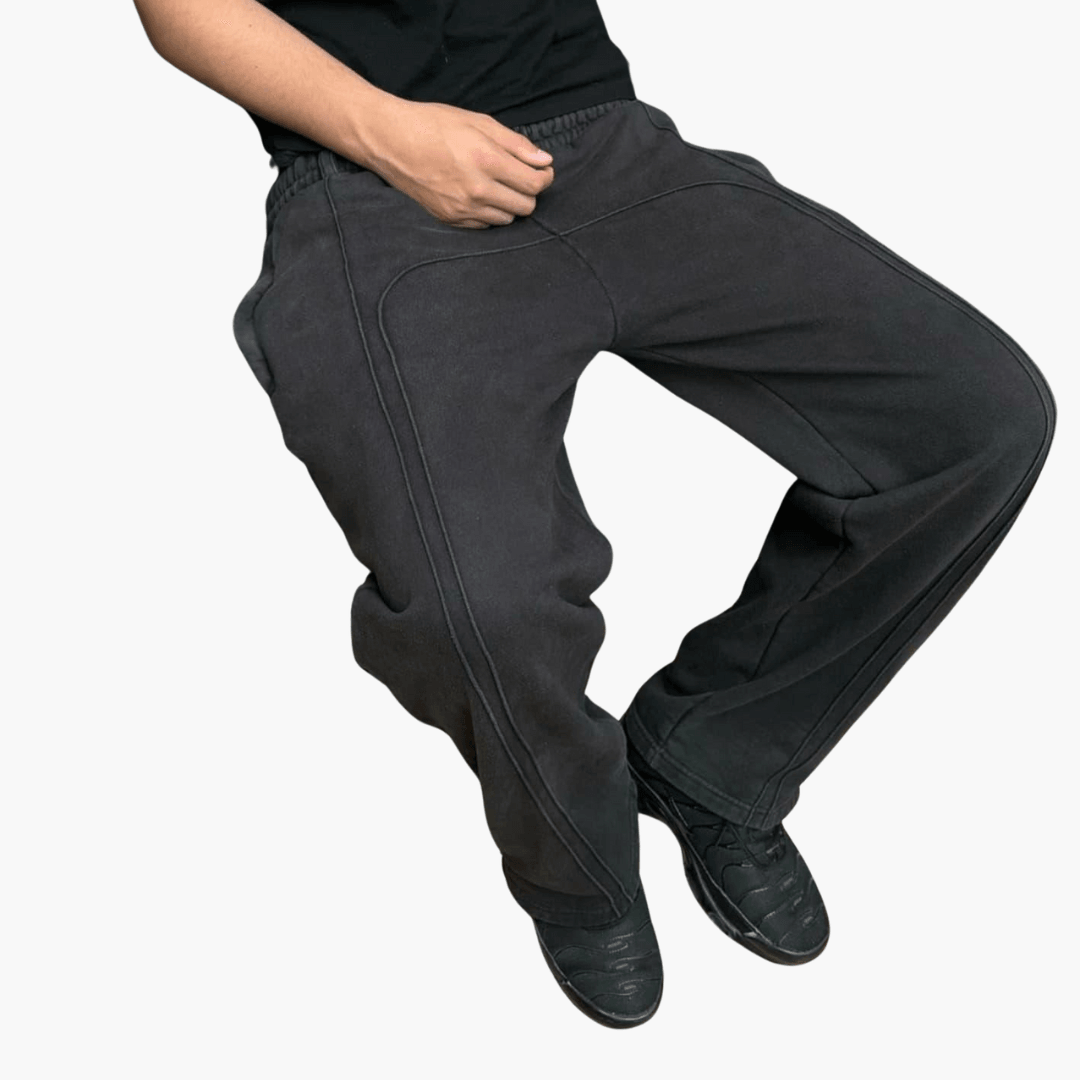 Trendige übergroße Streetwear-Sweatpants für Männer - SchmiedeMode