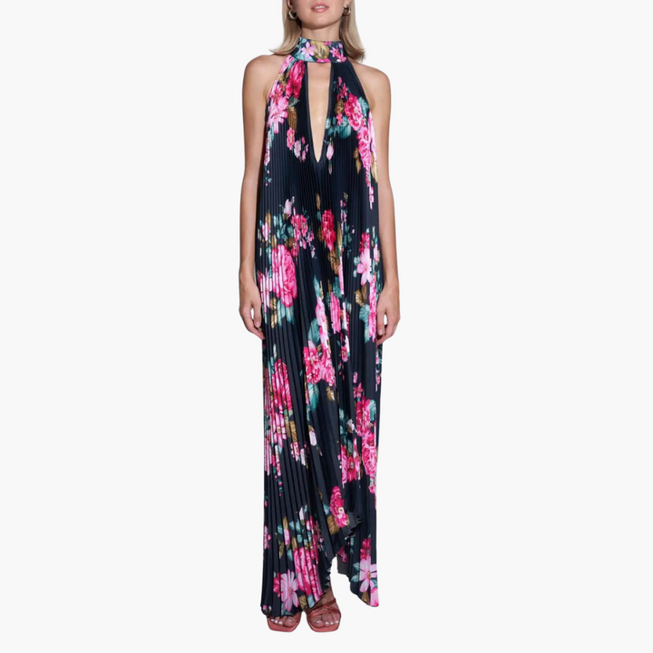Plisseekleid für Damen – Sommerlich, mit Blumenmuster