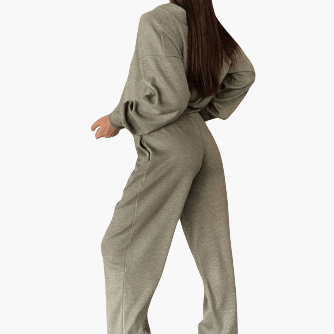 Luxuriöses Relaxed Fit Lounge-Set für Damen - SchmiedeMode