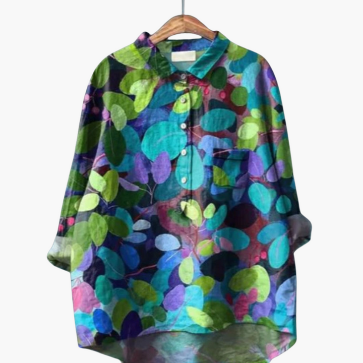 Elegante leichte Seidenbluse für Frauen - SchmiedeMode