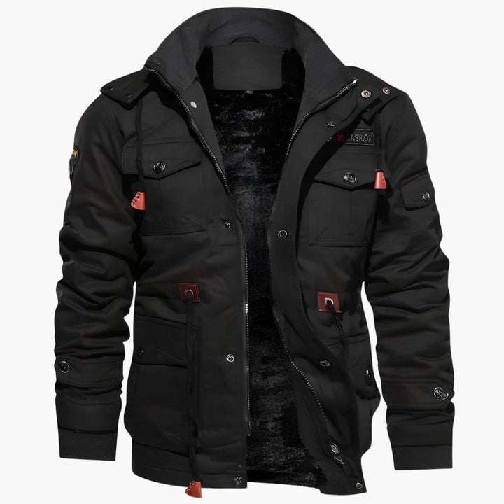 Multi-Pocket Militärjacke für Herren