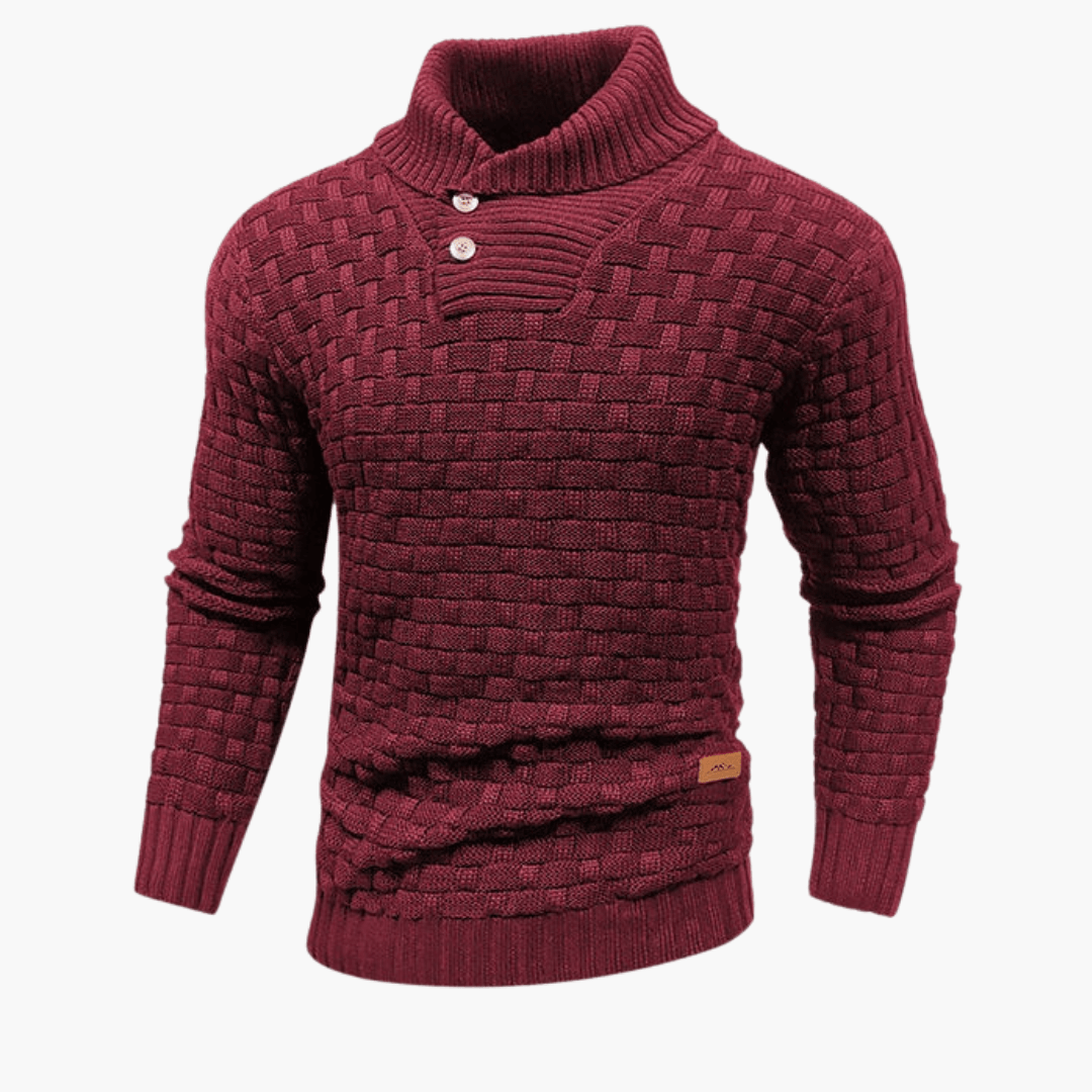 Warmer und stylischer Strickpullover für Herren - SchmiedeMode