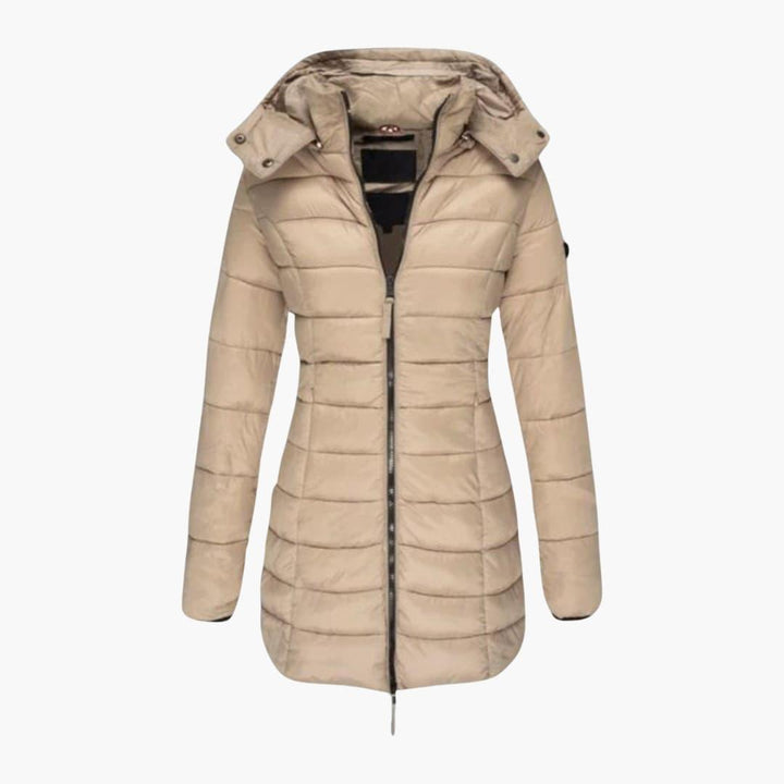 Warm gefütterter Wintermantel für Damen - SchmiedeMode