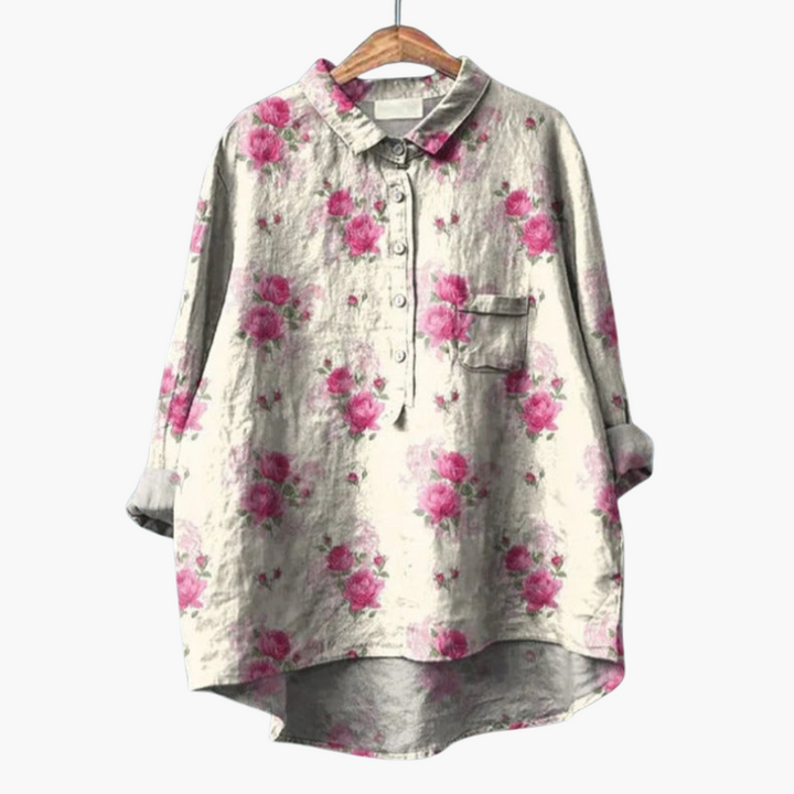 Elegante leichte Seidenbluse für Frauen - SchmiedeMode