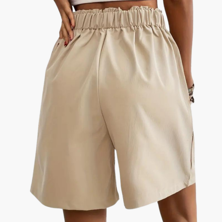 Ripp Crop Top mit Plisseerock für Damen – Sommeroutfit