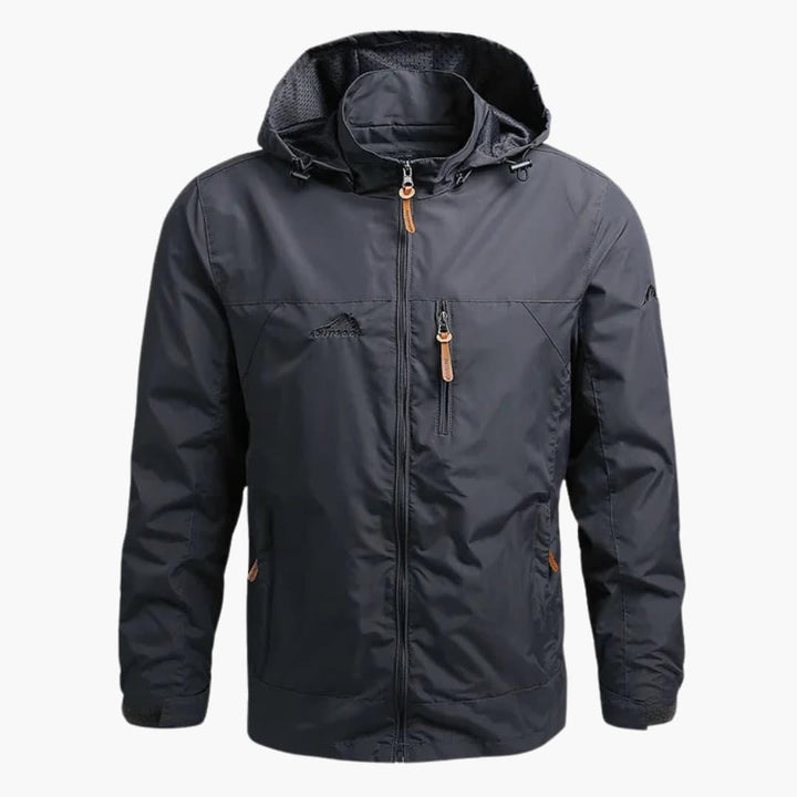 Bequeme wasserdichte Outdoor-Jacke für Männer - SchmiedeMode