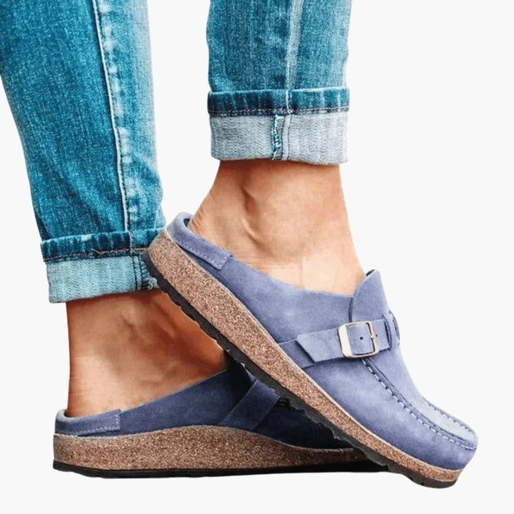 Modische Clog-Sandalen mit ganztägigem Komfort für Frauen - SchmiedeMode