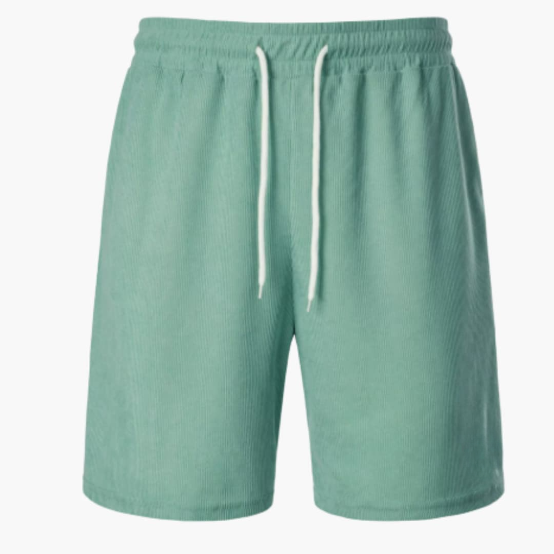 Herren Shorts aus Cord mit elastischem Bund für den Sommer
