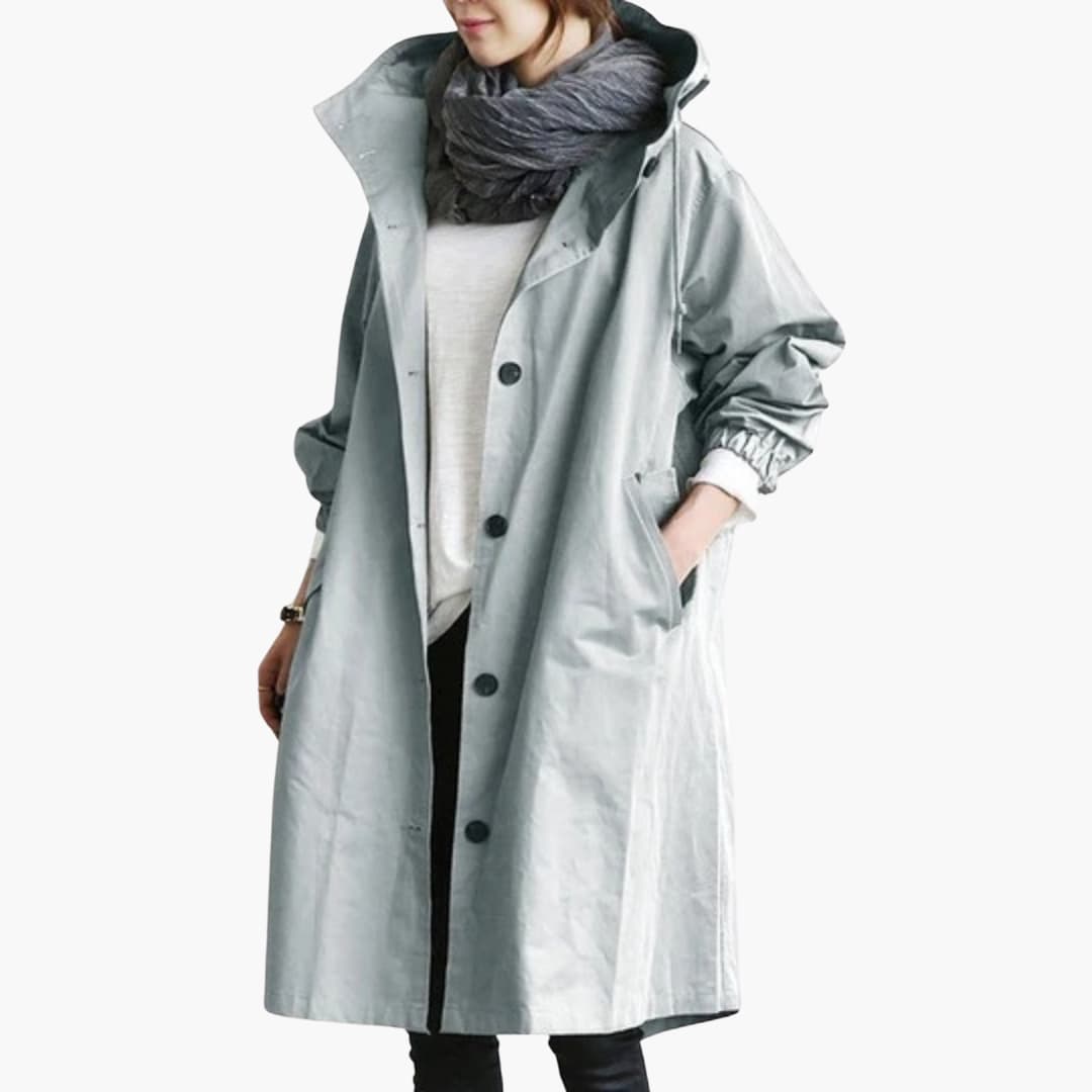 Langer Trenchcoat für Damen
