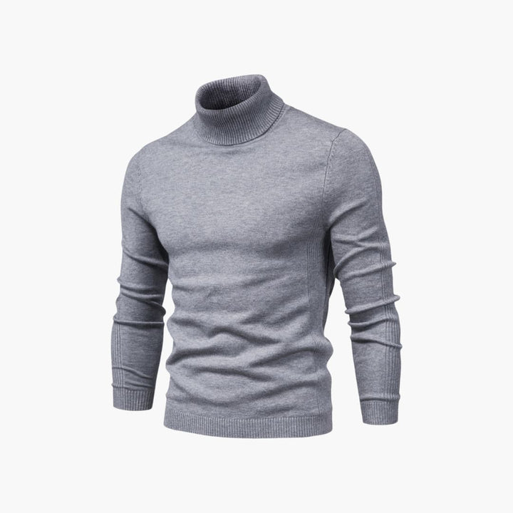 Herren pullover mit Rollkragen und langen Ärmeln