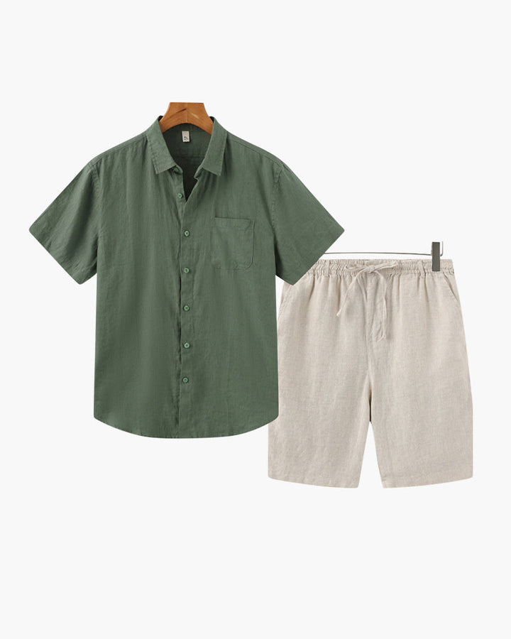 Sommer Co-Ord Set für Herren - Bequemes Freizeit Outfit