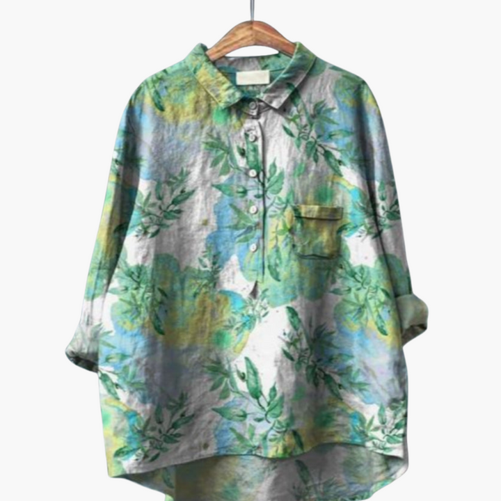 Elegante leichte Seidenbluse für Frauen - SchmiedeMode