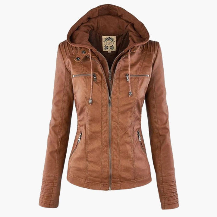 Damen Kapuzenjacke mit Reißverschluss