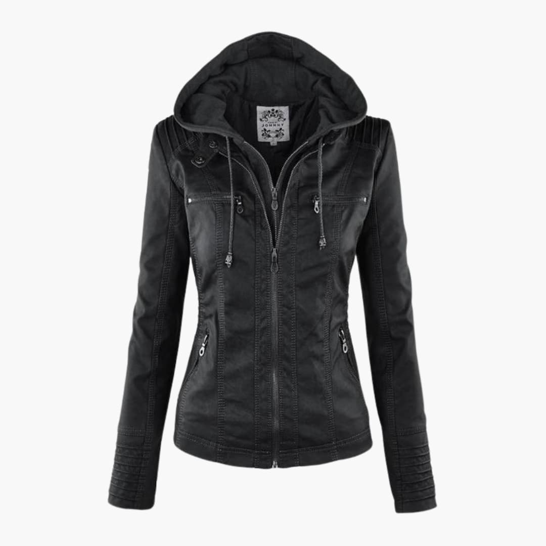 Damen Kapuzenjacke mit Reißverschluss