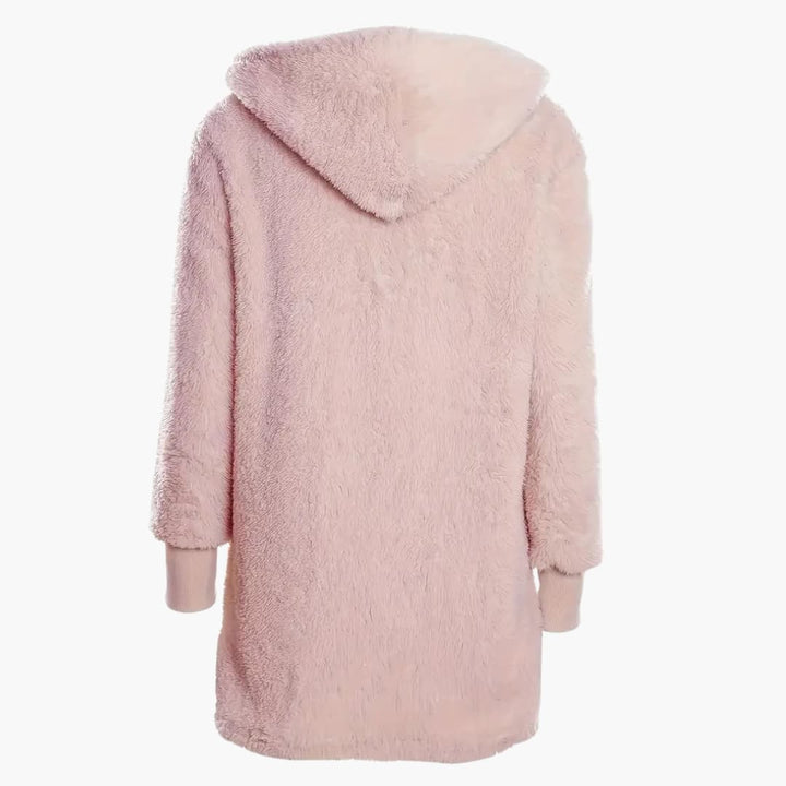 Damen Pyjama Set mit Kapuzen Cardigan und Shorts