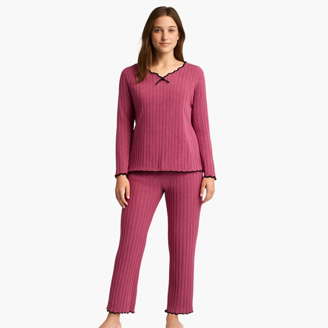 Damen Pyjama Set mit Top und Hose