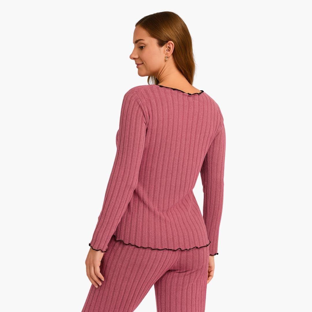 Damen Pyjama Set mit Top und Hose