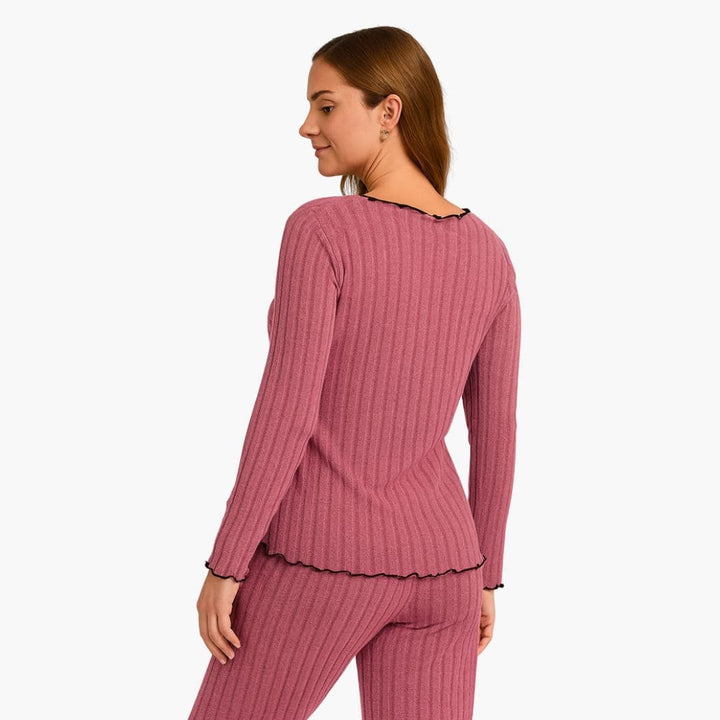 Damen Pyjama Set mit Top und Hose