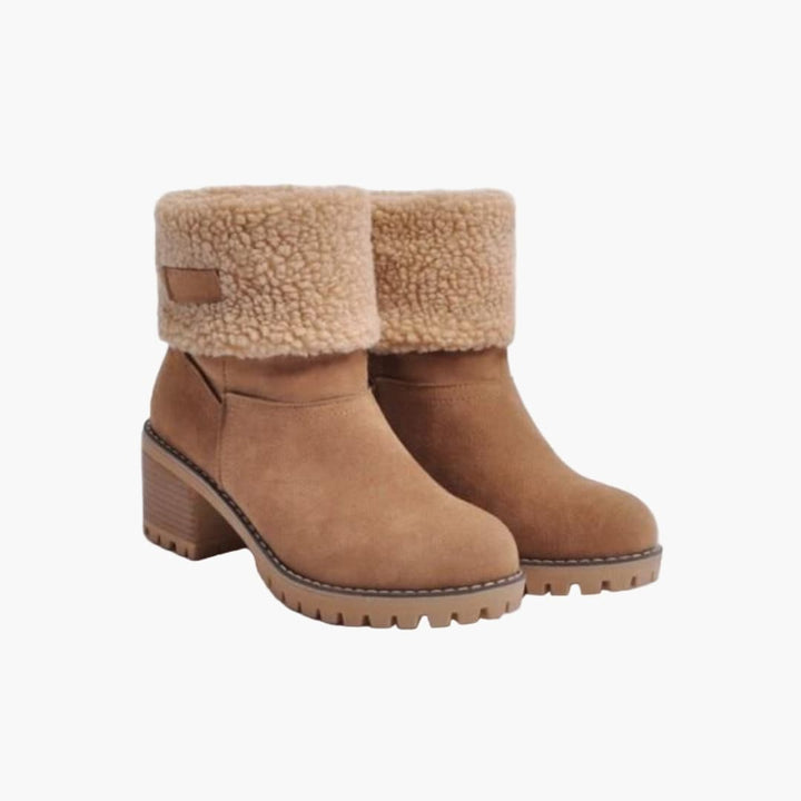 Damen Stiefel mit Blockabsatz