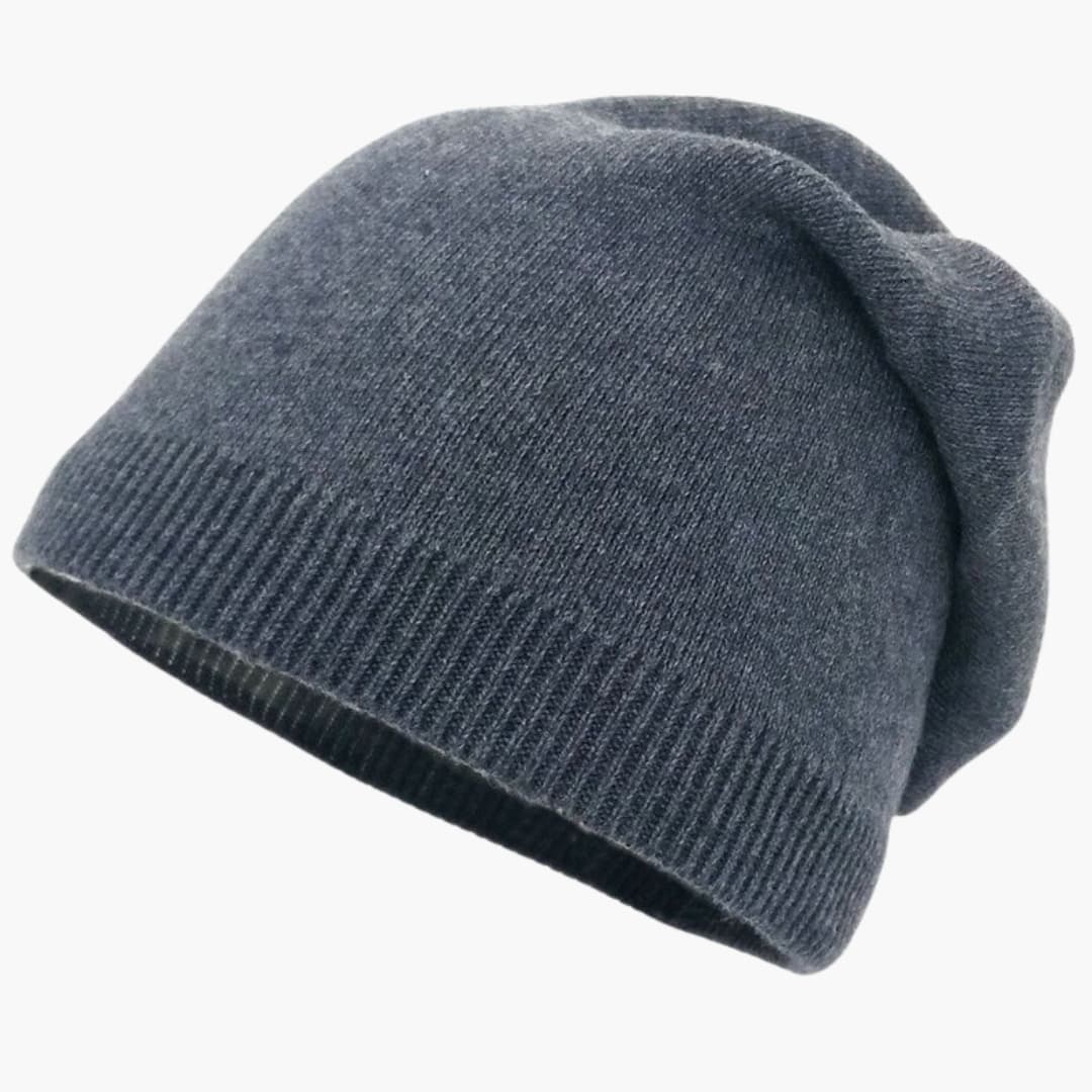 Damen Strick Beanie Mütze mit runder Form