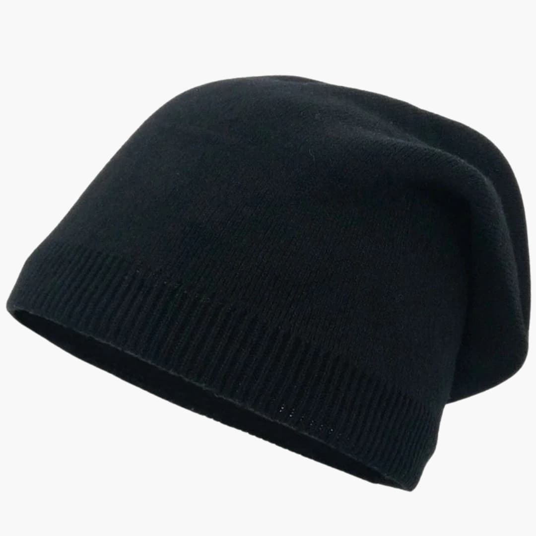 Damen Strick Beanie Mütze mit runder Form