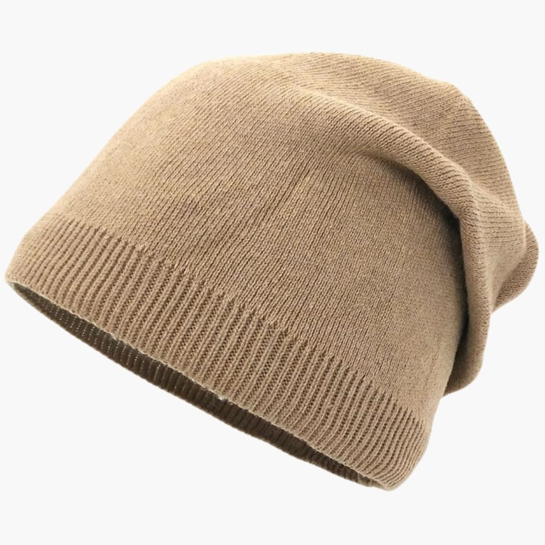 Damen Strick Beanie Mütze mit runder Form