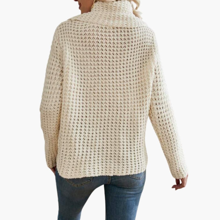 Damen Strickjacke mit Schalkragen