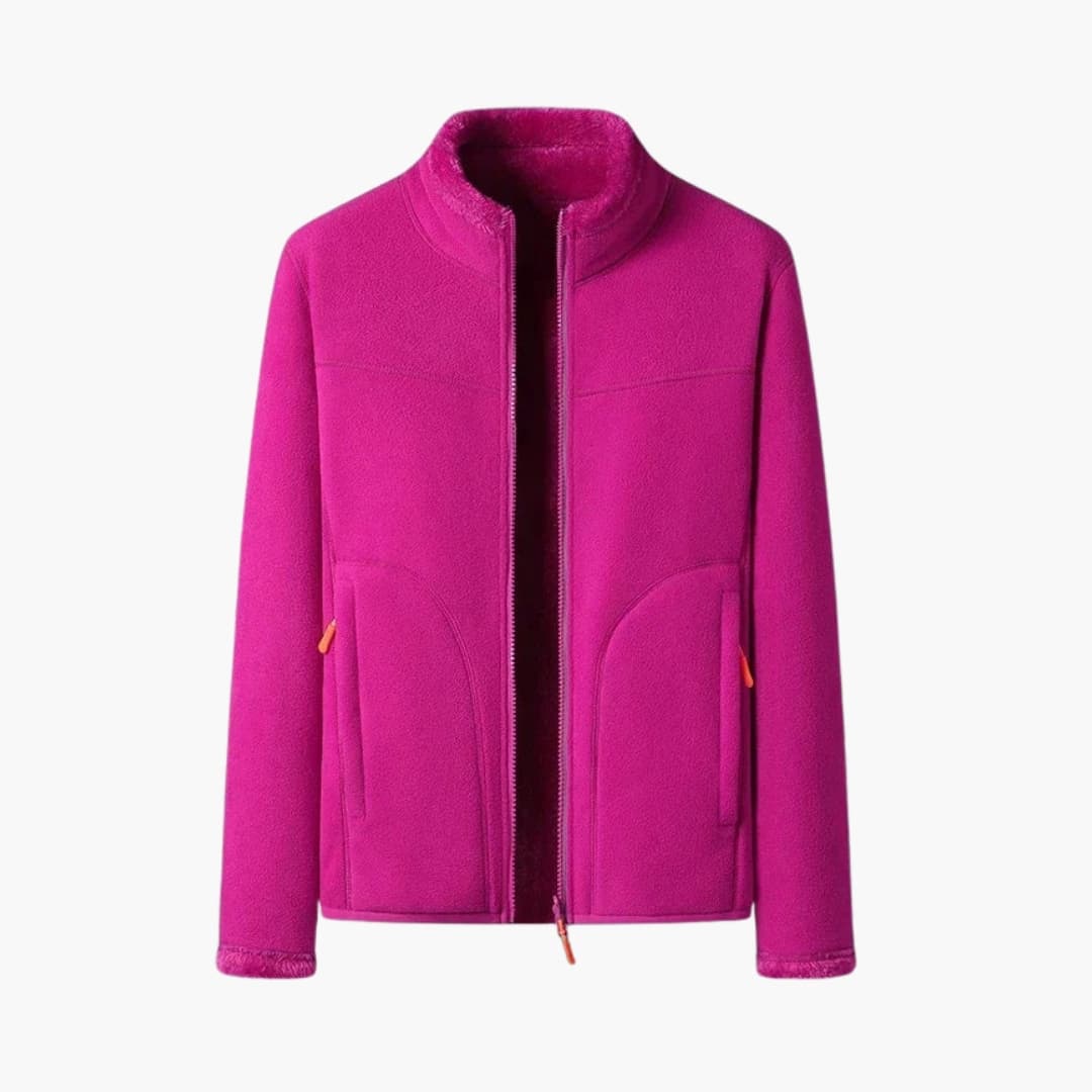 Damenjacke mit Reißverschluss und Taschen