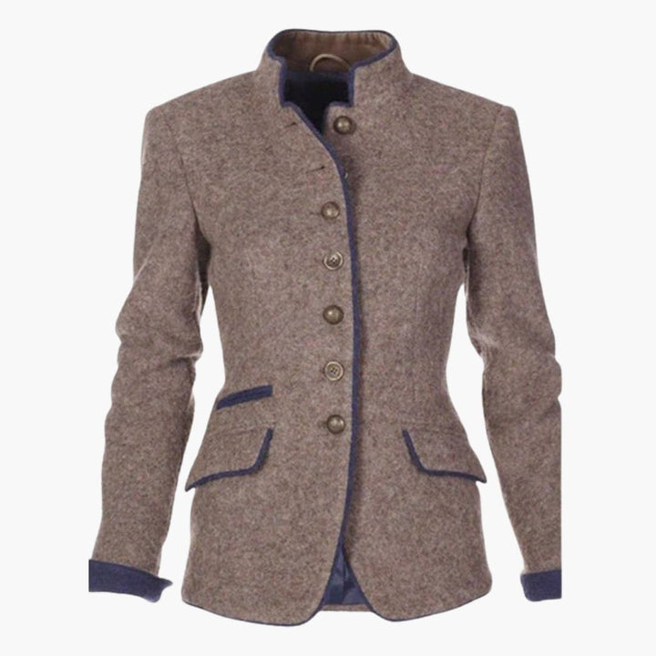 Damen jacke mit Stehkragen und Klappentaschen