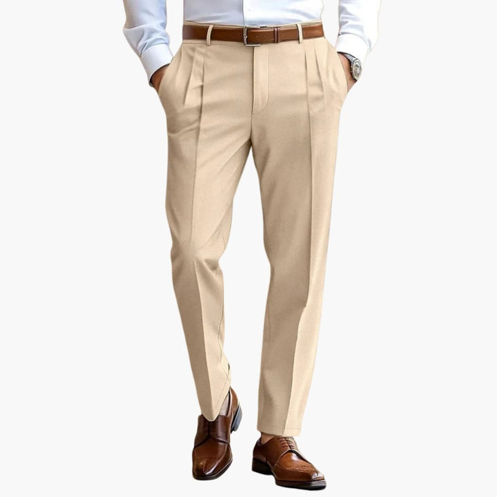 Herren Bundfaltenhose mit Bund