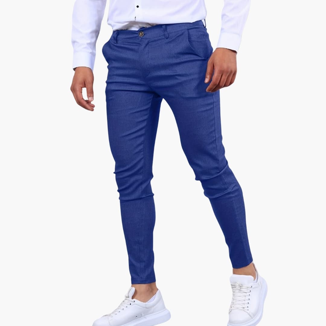 Herren Chinohose mit Bund und Seitentaschen